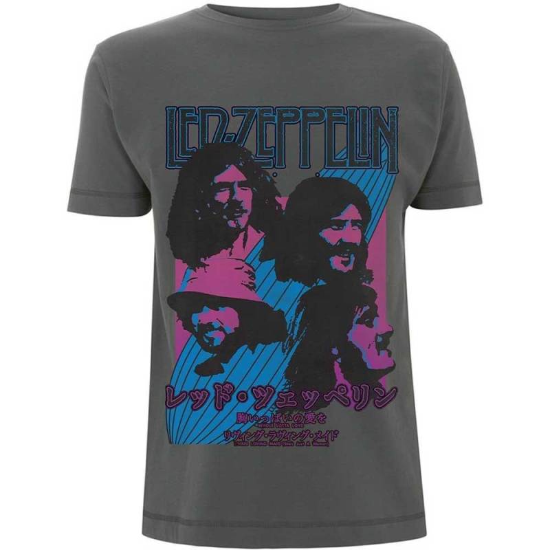 Led Zeppelin - TShirt, für Damen, Grau, Größe XXL von Led Zeppelin