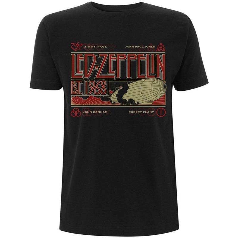 Led Zeppelin - TShirt, für Damen, Schwarz, Größe L von Led Zeppelin