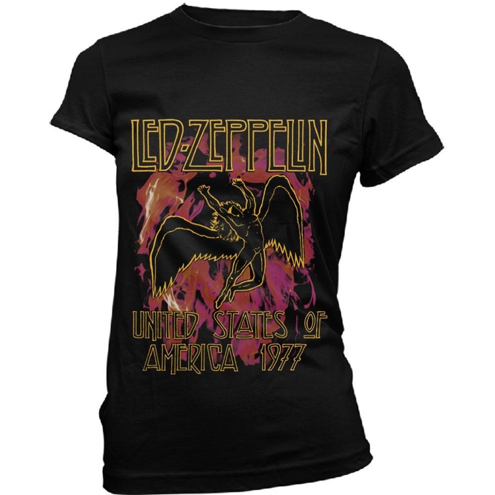 Tshirt Damen Schwarz L von Led Zeppelin