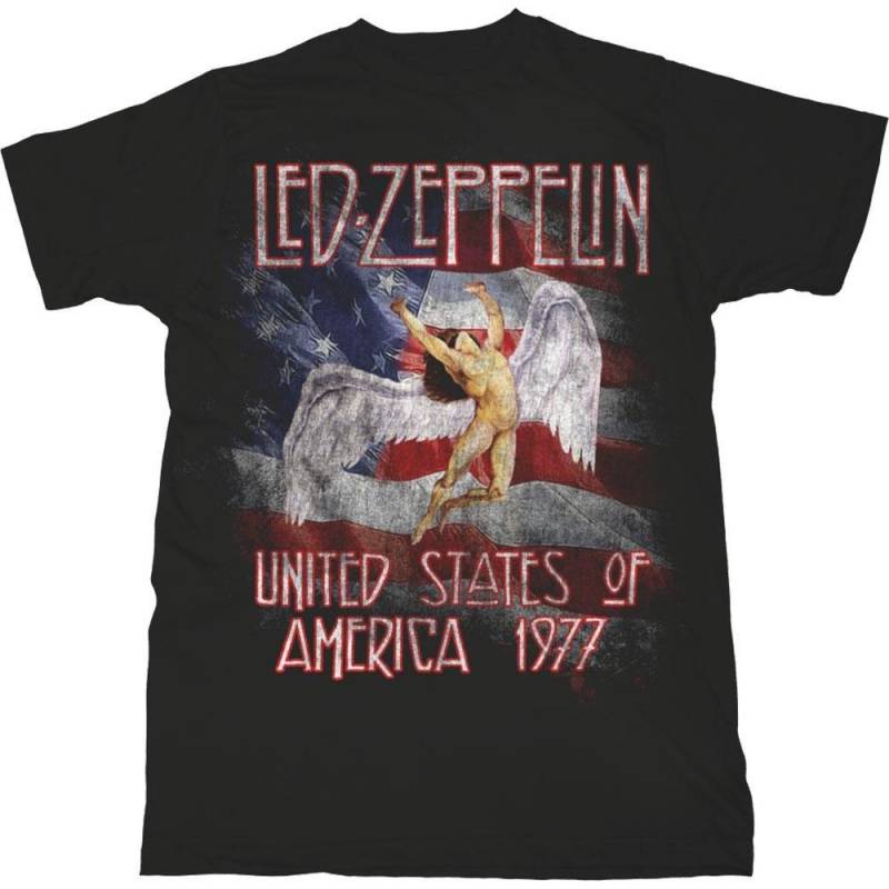 Tshirt Damen Schwarz S von Led Zeppelin