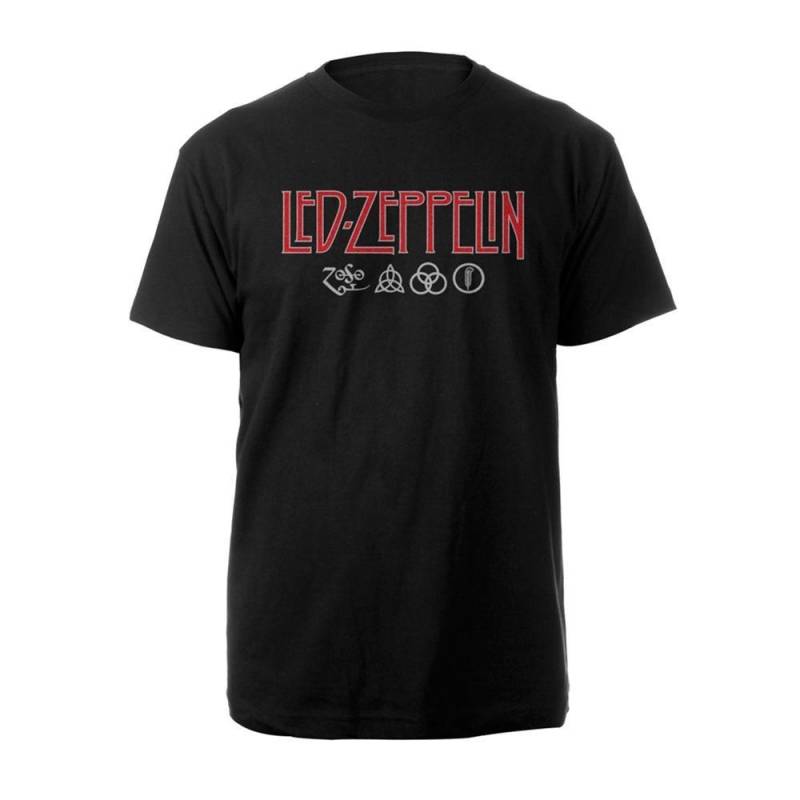 Tshirt Logo Damen Schwarz L von Led Zeppelin