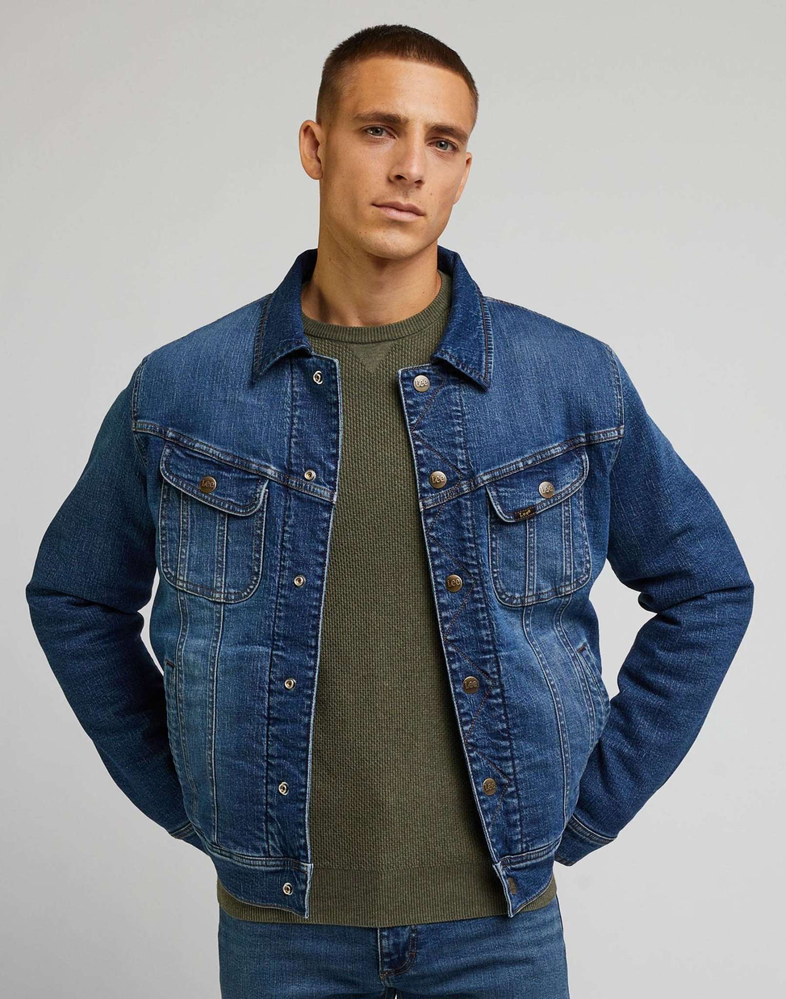 Lee® Jeansjacke »Jeansjacken Reversable Rider Jacket« von Lee®