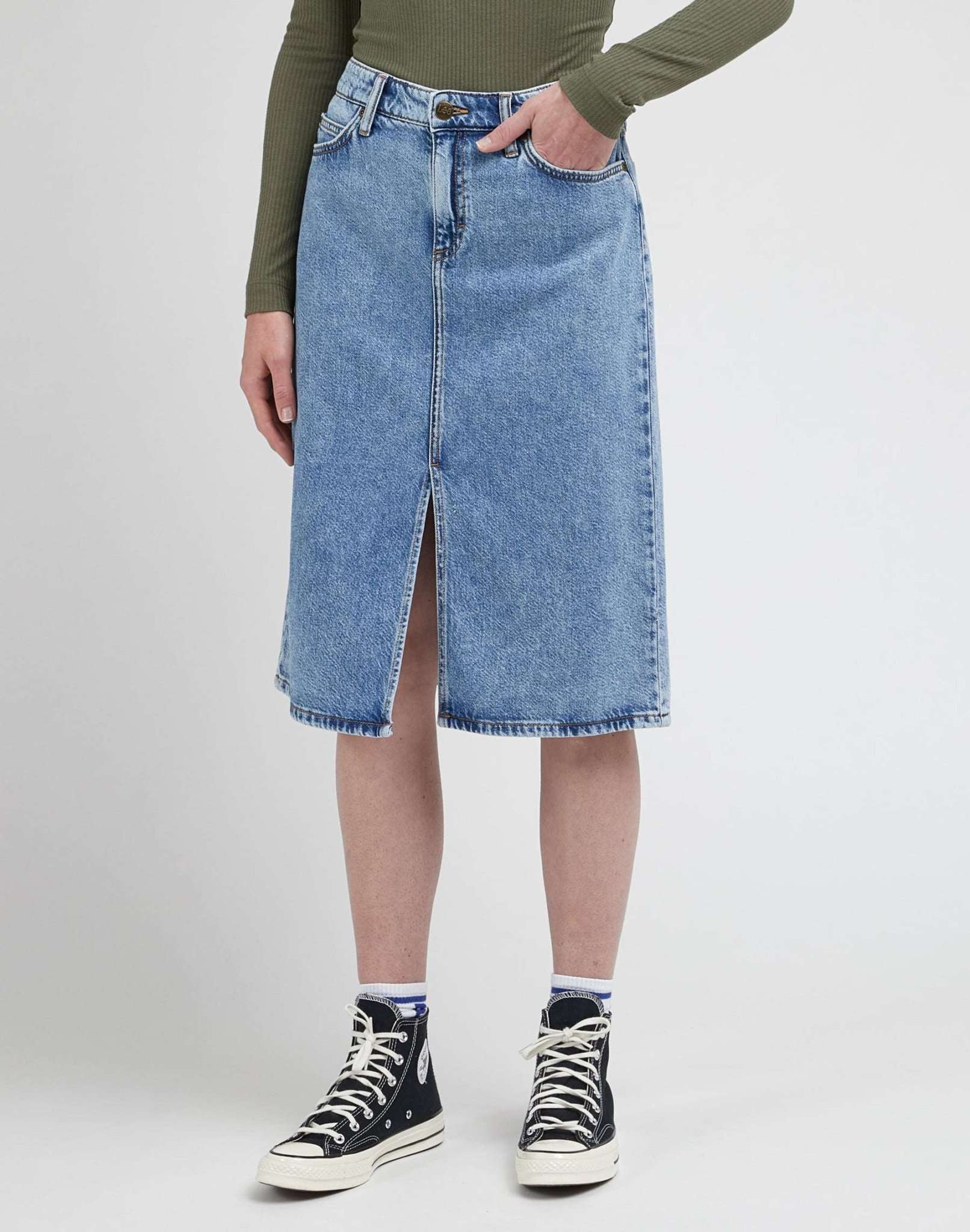 Lee® Jeansrock »Jeansröcke Midi Skirt« von Lee®