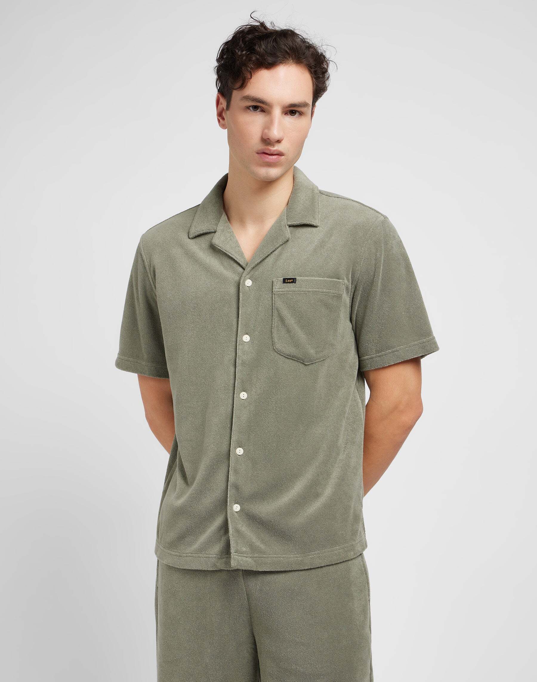 Lee® Kurzarmhemd »LEE Hemden Knit Camp Shirt« von Lee®