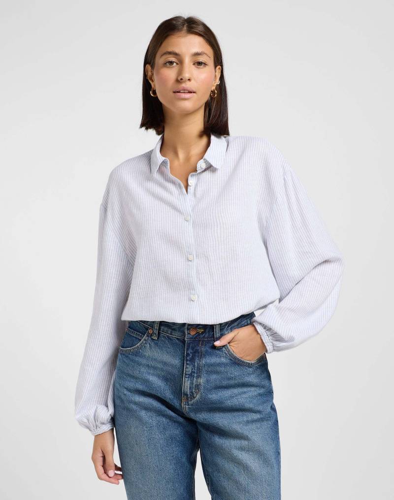 Lee® Langarmbluse »LEE Leinenhemd Blouse With Tie Front« von Lee®