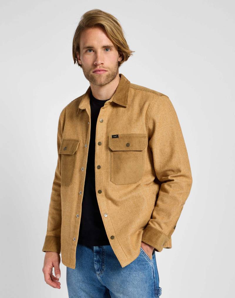 Lee® Langarmhemd »LEE Langarmhemd Mixed Fabric Shirt« von Lee®