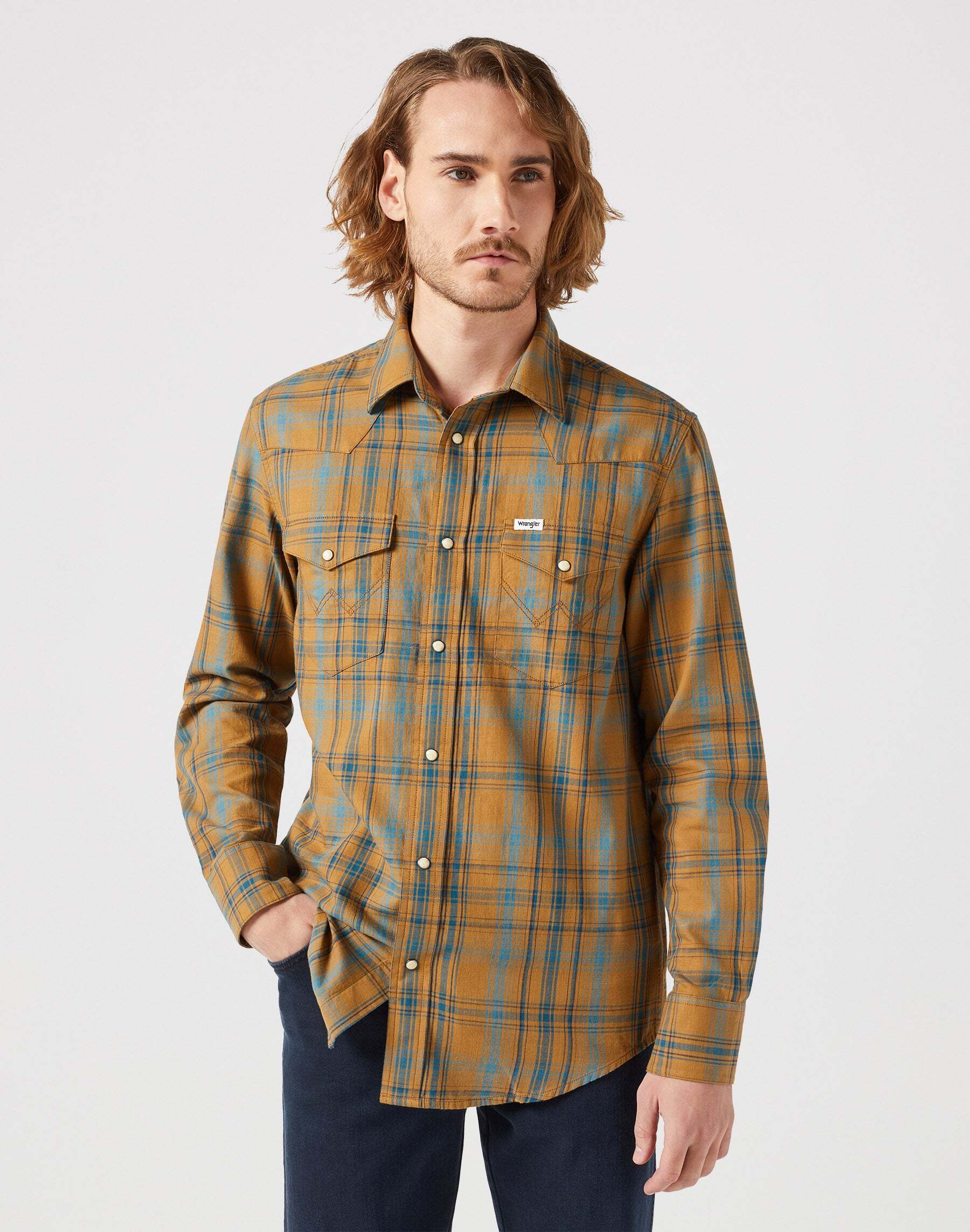 Lee® Langarmshirt »Wrangler Langarmshirts Longsleeves Western Shirt« von Lee®