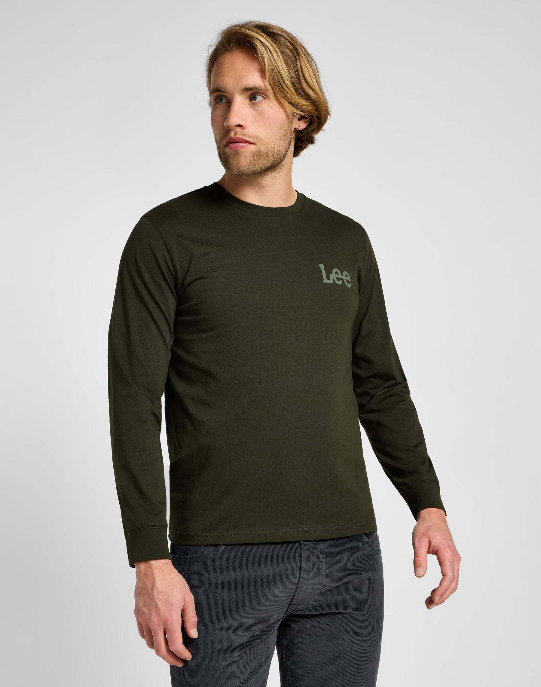 Lee® Longsweatshirt »LEE Langarmshirt Longsleeves Med Woblly Lee« von Lee®