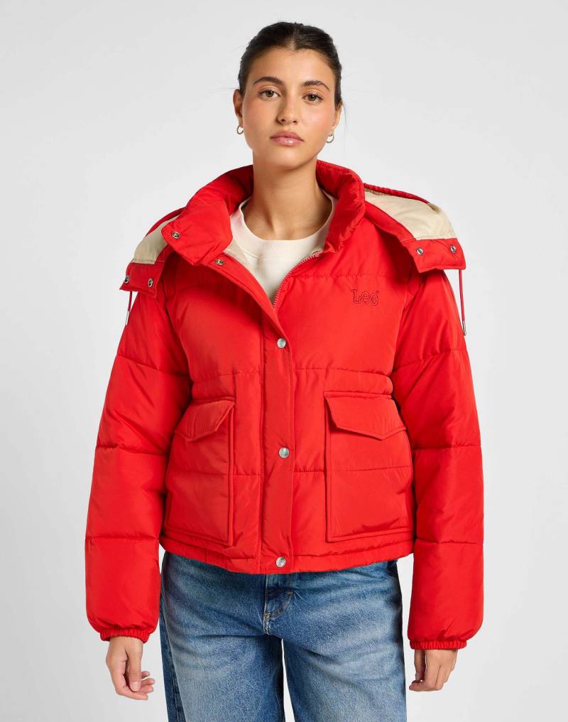 Lee® Steppjacke »LEE Steppjacke Hooded Short Puffer« von Lee®