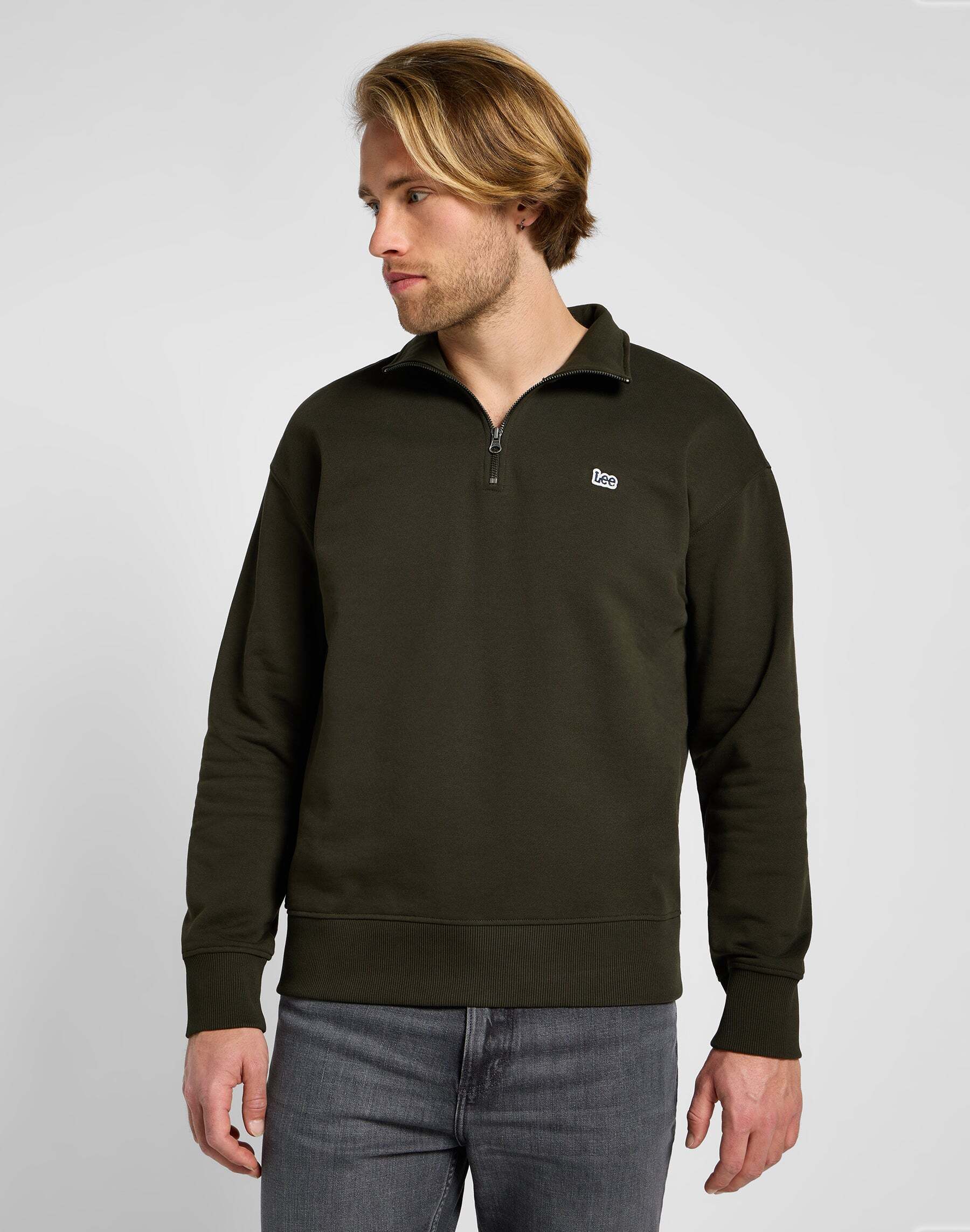 Lee® Sweatshirt »LEE Pullover Half Zip Sweater« von Lee®