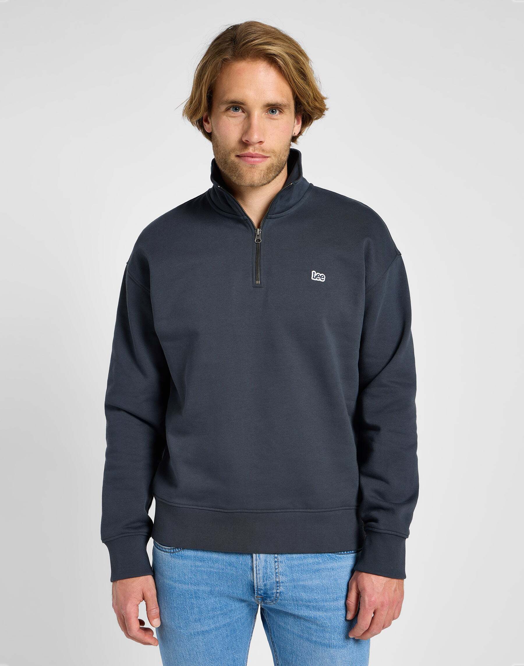 Lee® Sweatshirt »LEE Pullover Half Zip Sweater« von Lee®