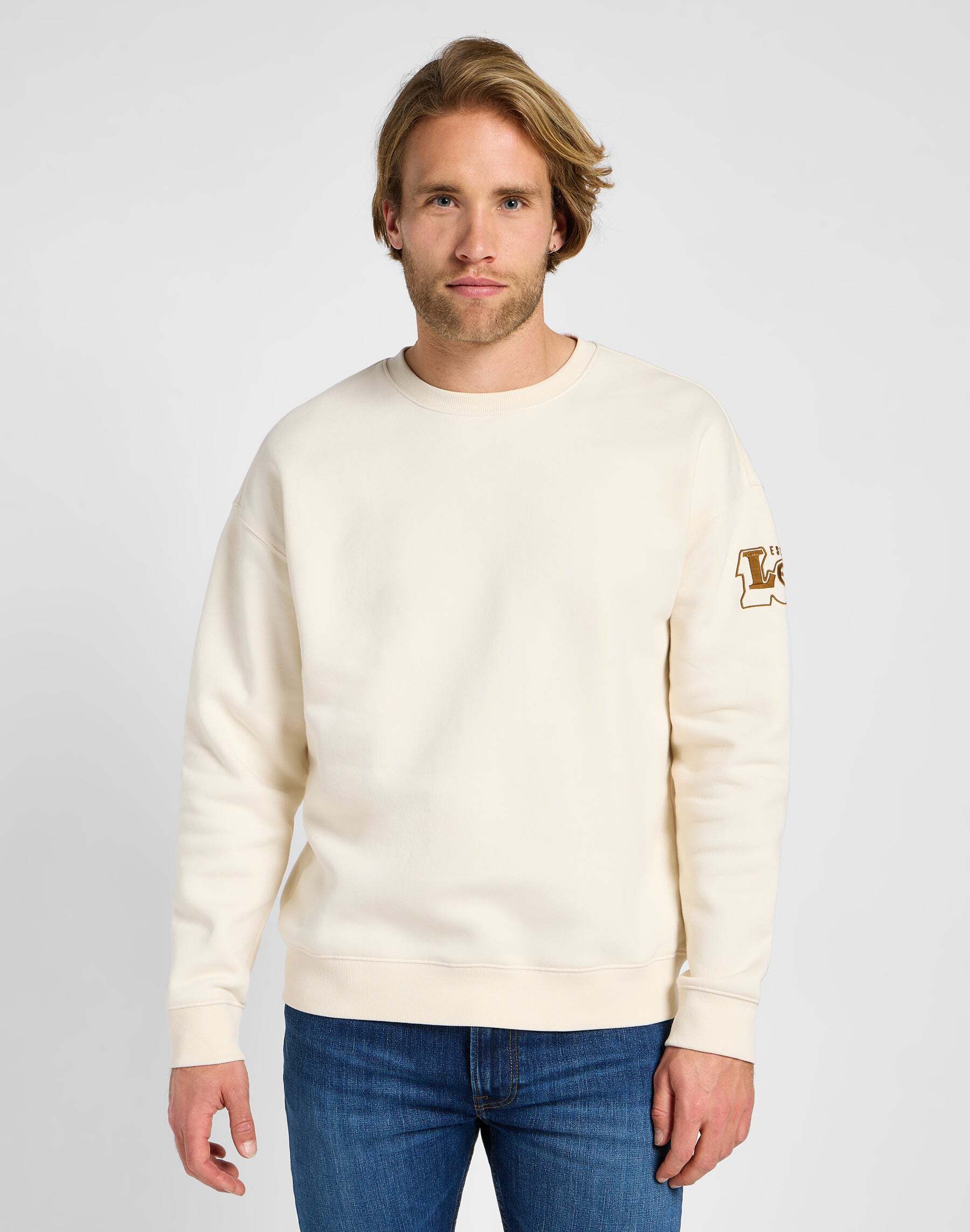 Lee® Sweatshirt »LEE Pullover Core Relaxed Sweater« von Lee®