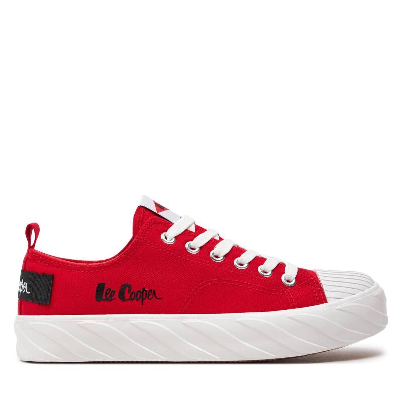 Sneakers aus Stoff Lee Cooper LCW-24-44-2436LA Rot von Lee Cooper