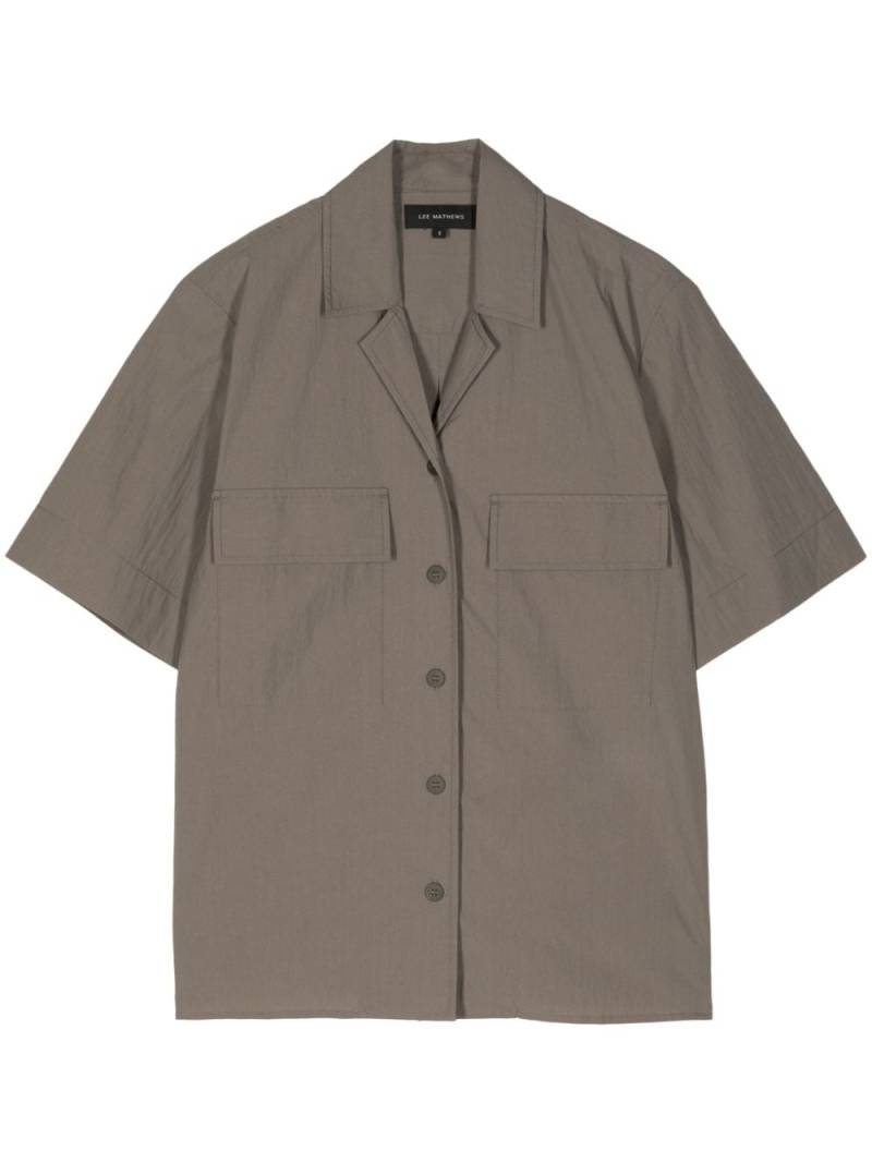 Lee Mathews Mina short-sleeve shirt - Grey von Lee Mathews