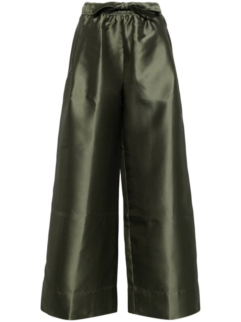 Lee Mathews Penny wide-leg trousers - Green von Lee Mathews