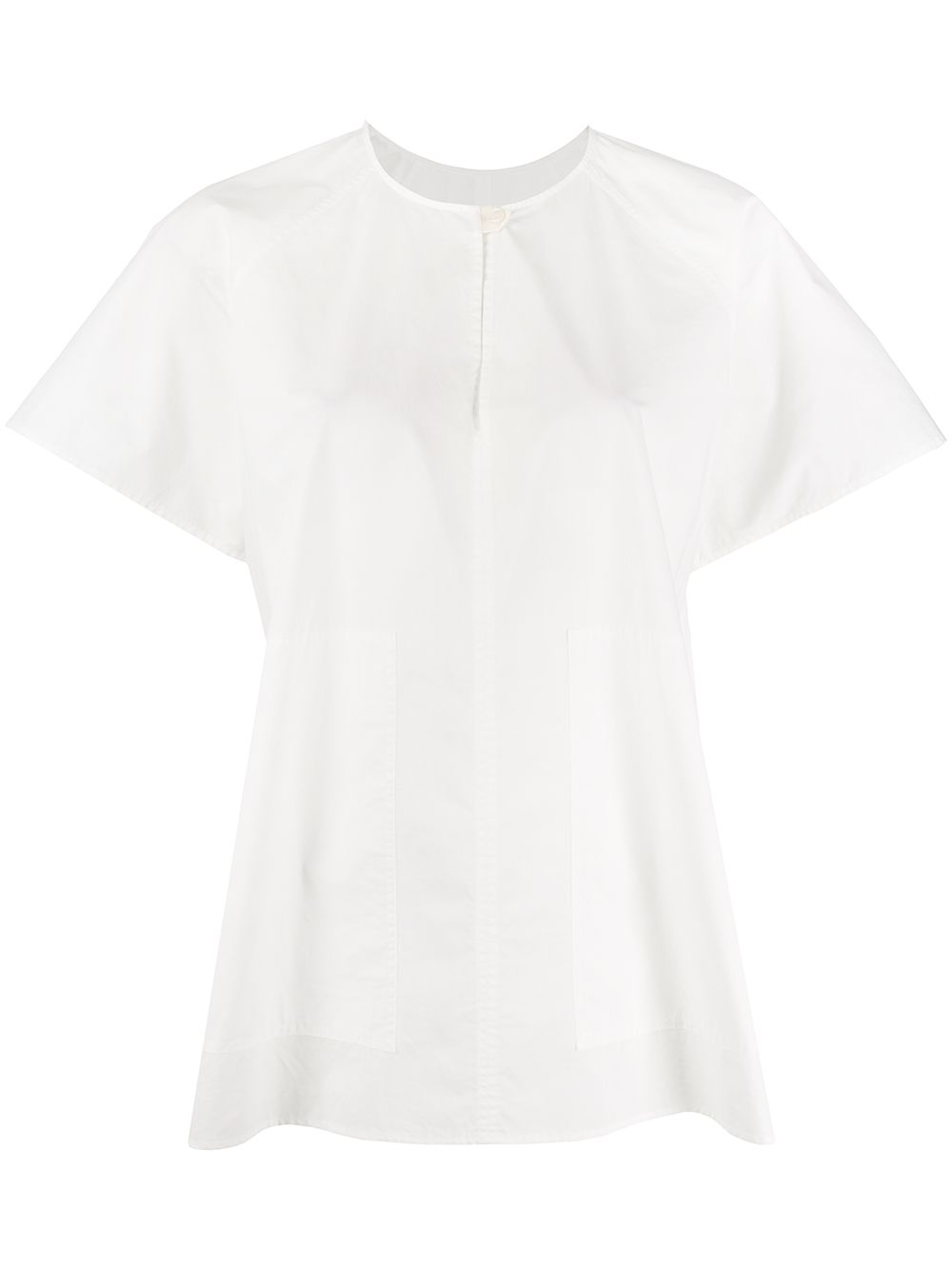 Lee Mathews button-fastening short-sleeve T-shirt - White von Lee Mathews