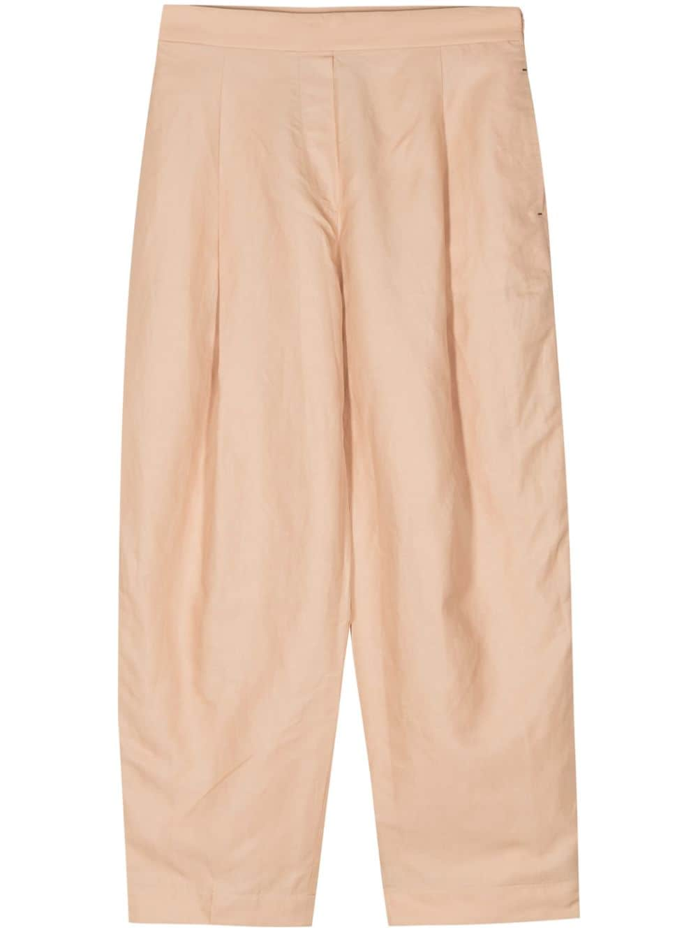 Lee Mathews drawstring cropped trousers - Neutrals von Lee Mathews