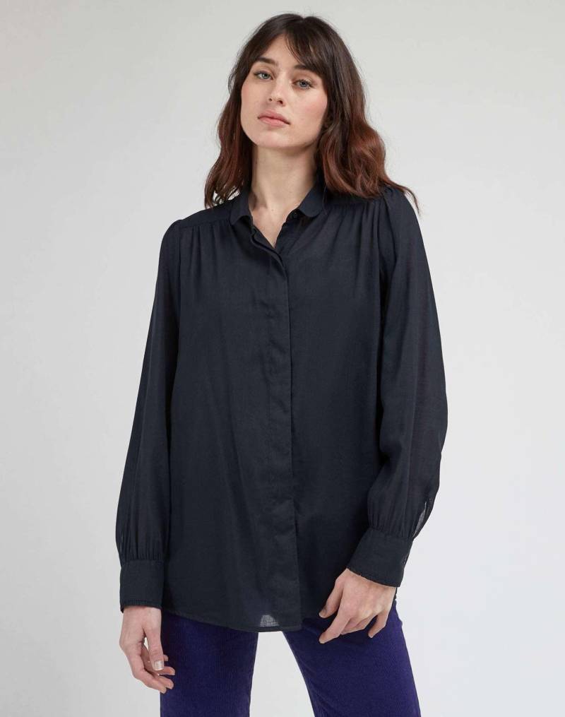 Lee - Blusen Shirred Blouse, für Damen, Schwarz, Größe S von Lee