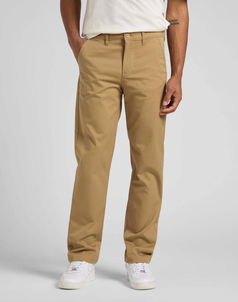 Chino Regular Herren Cognac L32/W29 von Lee