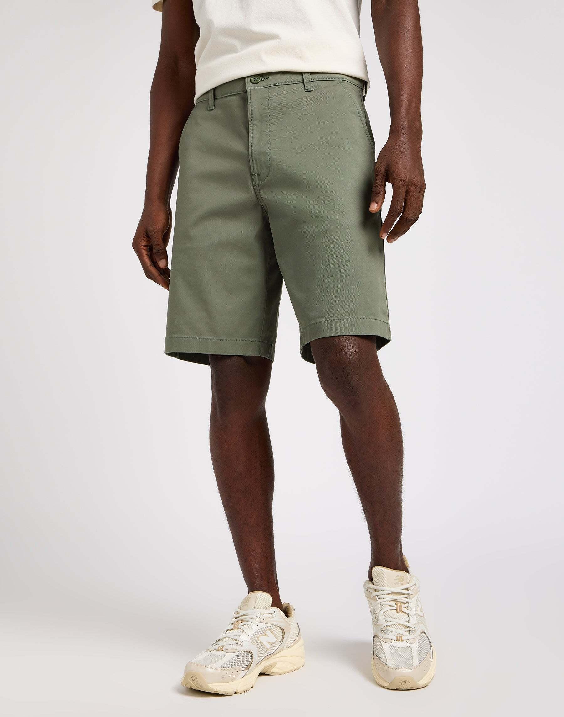 Chino Shorts Relaxed Chino Short Herren Grün W30 von Lee