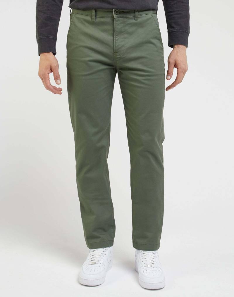 Chinos Regular Chino Leesure Herren Grün L32/W29 von Lee