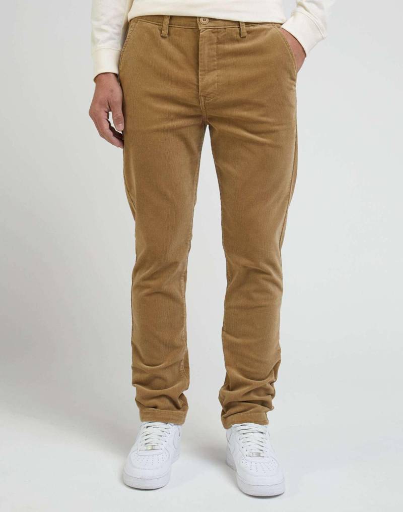 Chinos Slim Chino Herren Beige L32/W30 von Lee