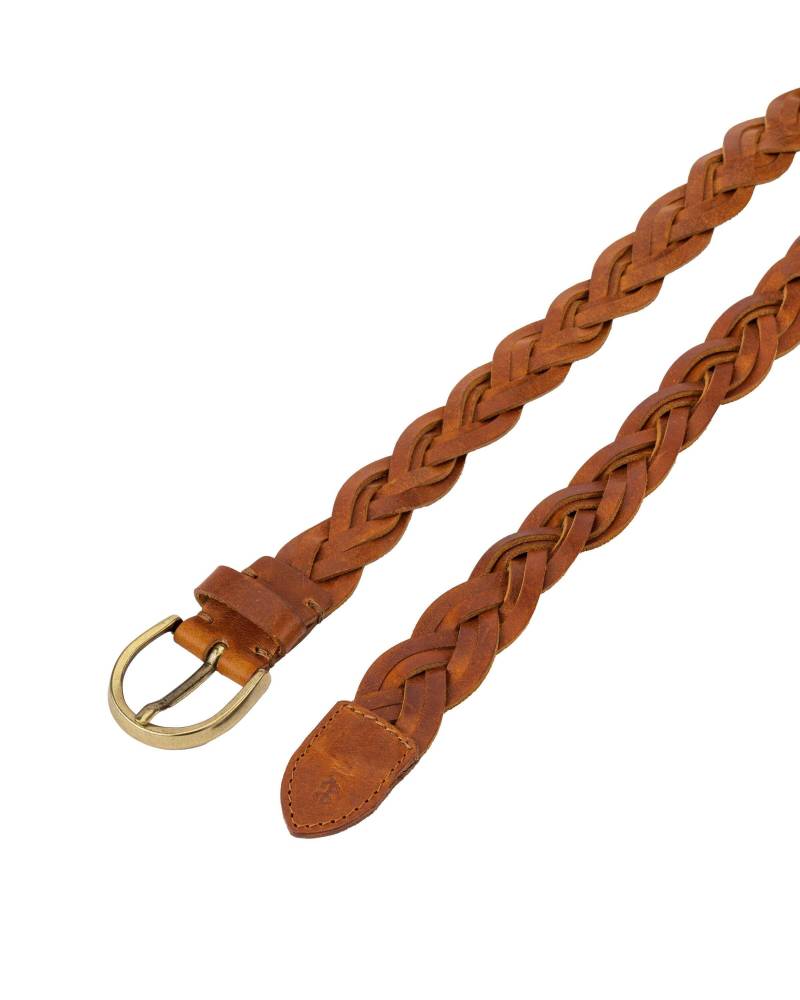 Gürtel Braided Belt Damen Braun 80 von Lee