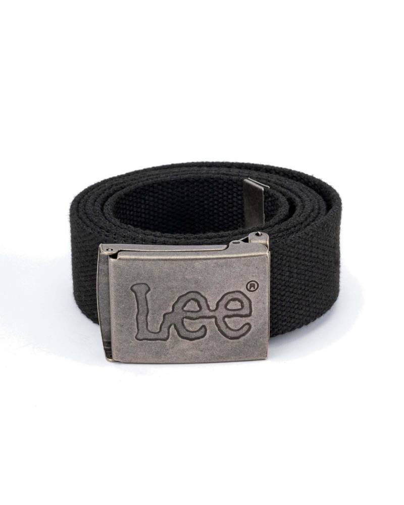 Gürtel Webbing Belt Herren Schwarz 105 von Lee