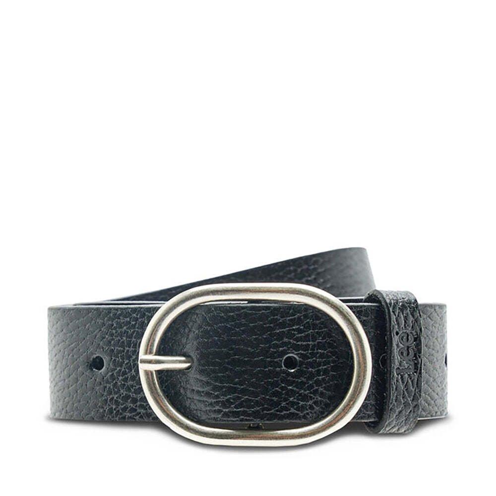 Gürtel Wide Leather Belt Damen Schwarz 85 von Lee