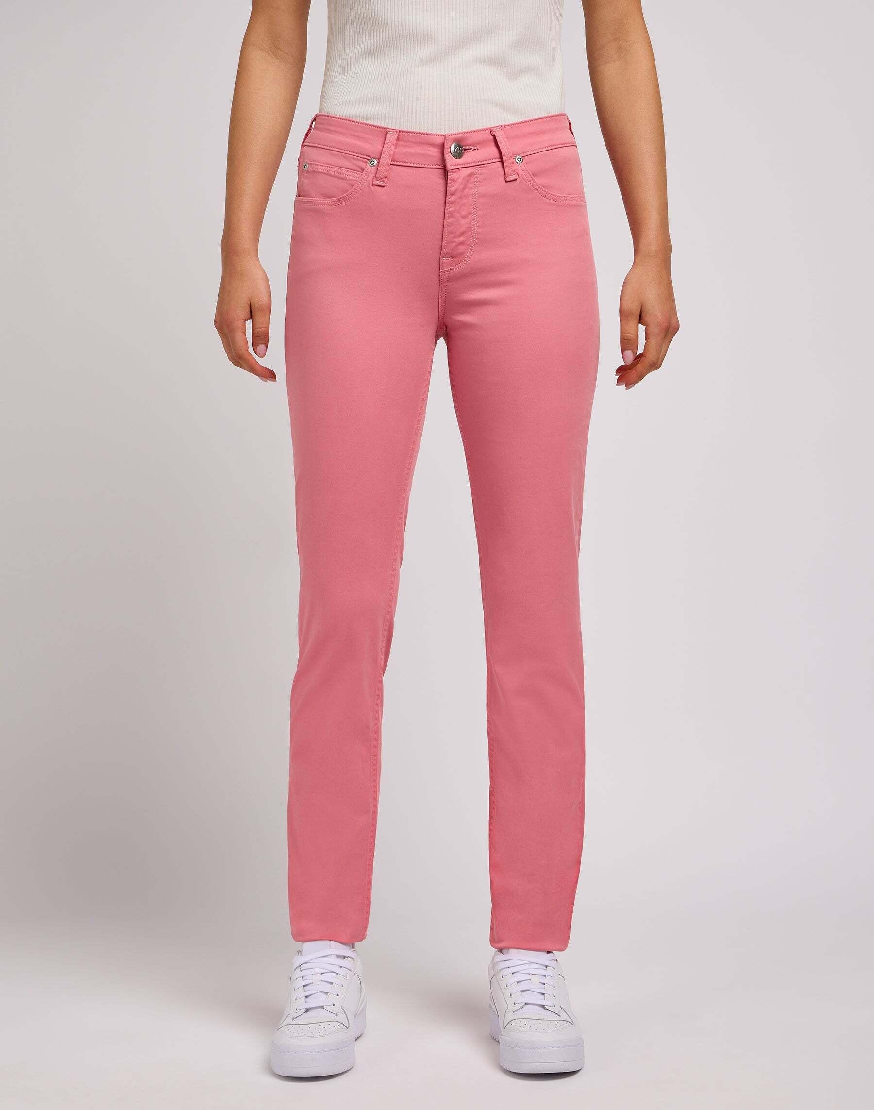 Hosen Marion Straight Damen Rosa L31/W32 von Lee