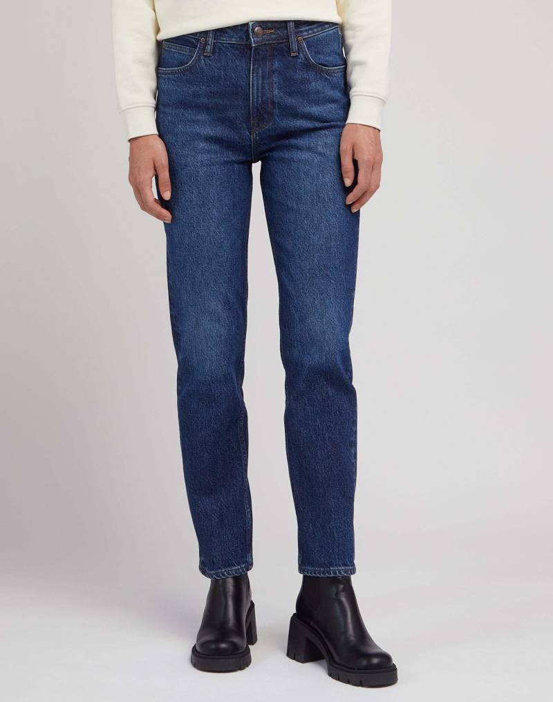 Lee - Jeans Carol, für Damen, Blau Denim, Größe W25/L33 von Lee