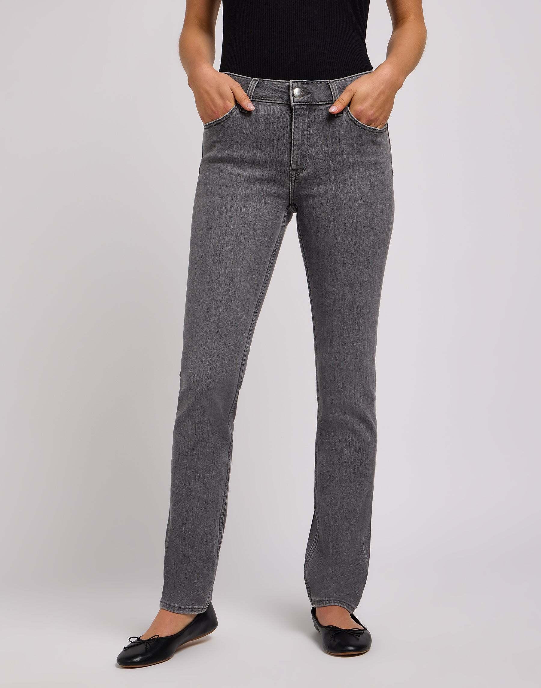 Jeans Elly Damen Taubengrau L33/W30 von Lee