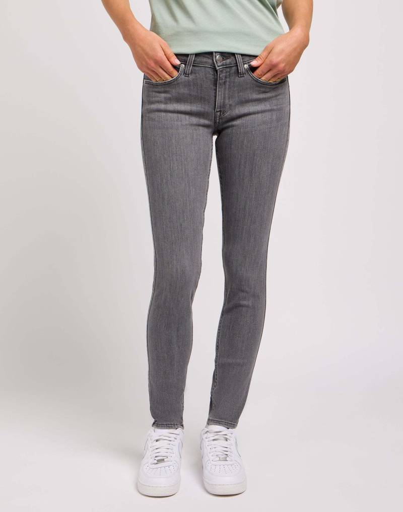 Jeans Scarlett Damen Taubengrau L31/W30 von Lee