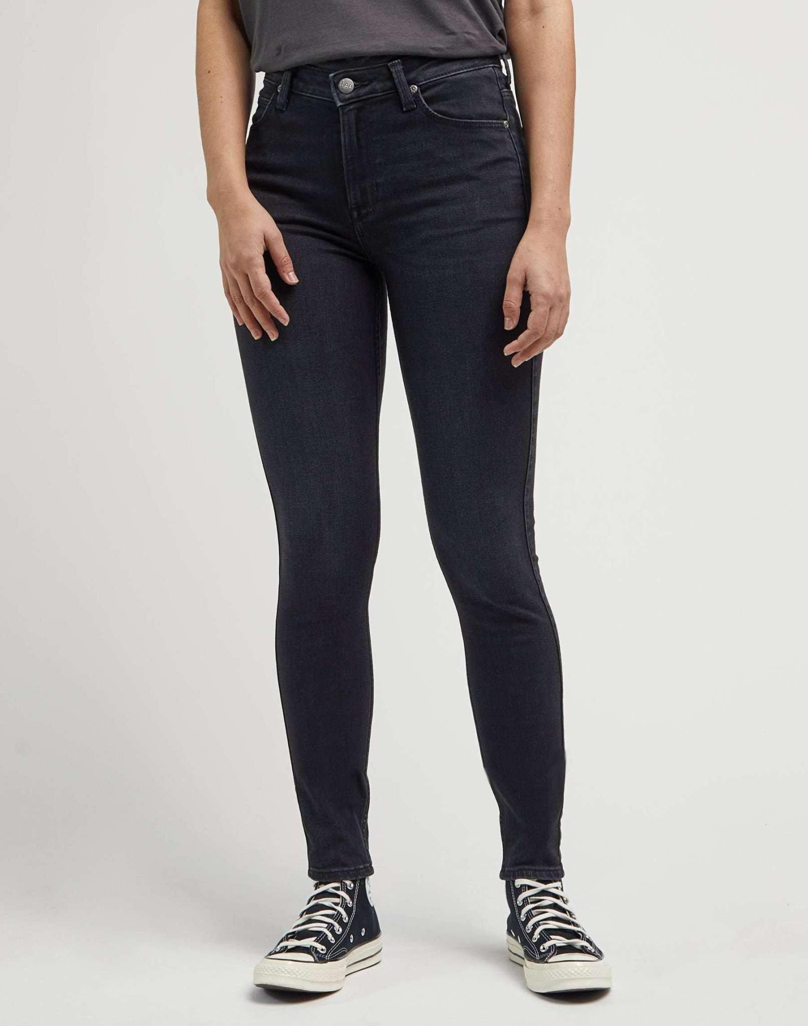 Lee - Jeans Skinny Fit Scarlett High, für Damen, Schwarz, Größe W27/L31 von Lee