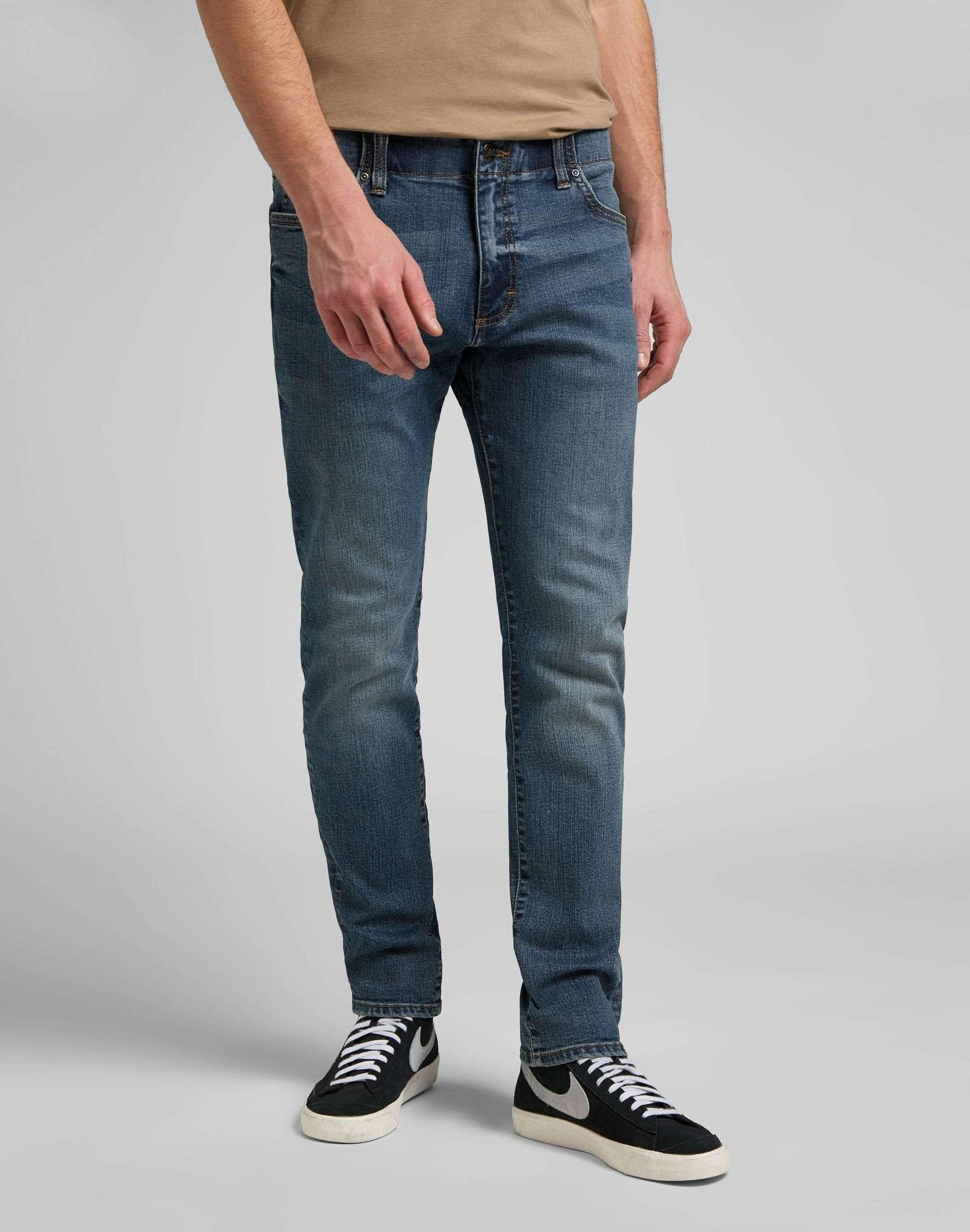 Jeans Skinny Fit Xm Herren Blau Denim L30/W31 von Lee