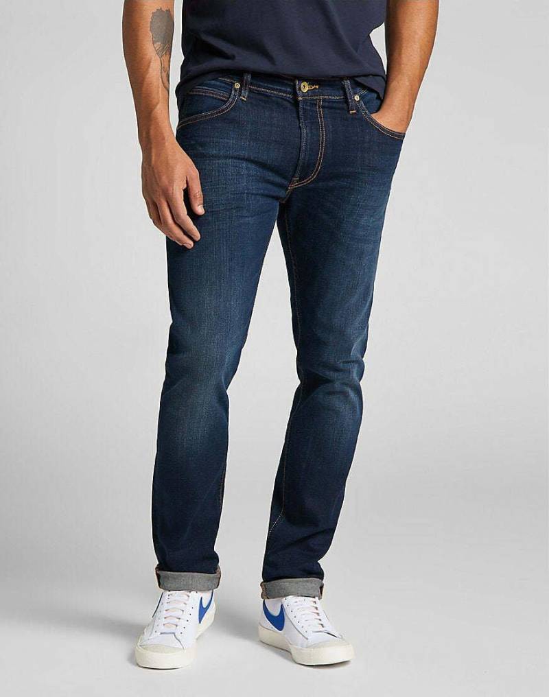 Lee - Jeans Slim Fit Luke, für Herren, Blau Denim, Größe W32/L32 von Lee