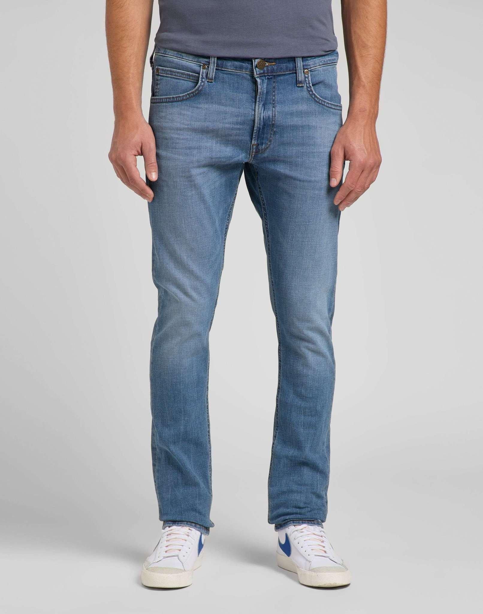 Lee - Jeans Slim Fit Luke, für Herren, Blau Denim, Größe W31/L34 von Lee