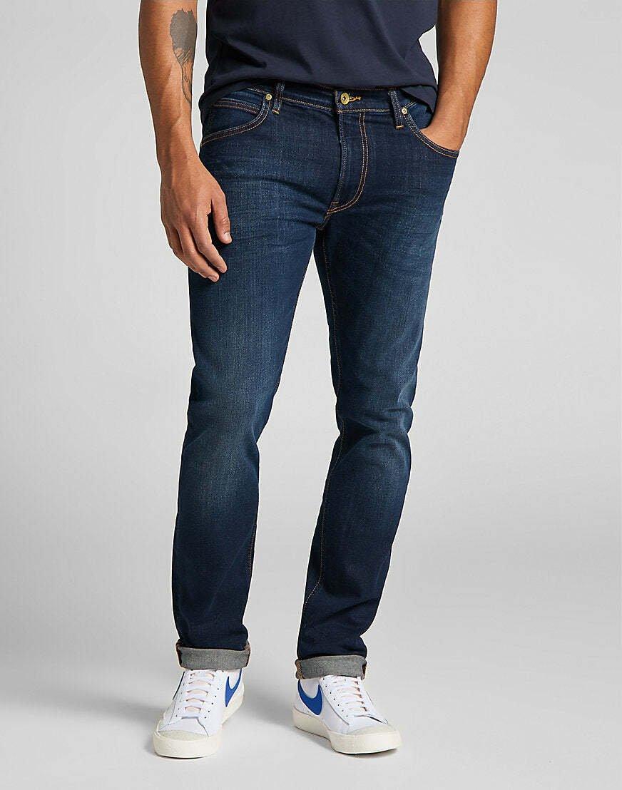 Lee - Jeans Slim Fit Luke, für Herren, Blau Denim, Größe W31/L34 von Lee