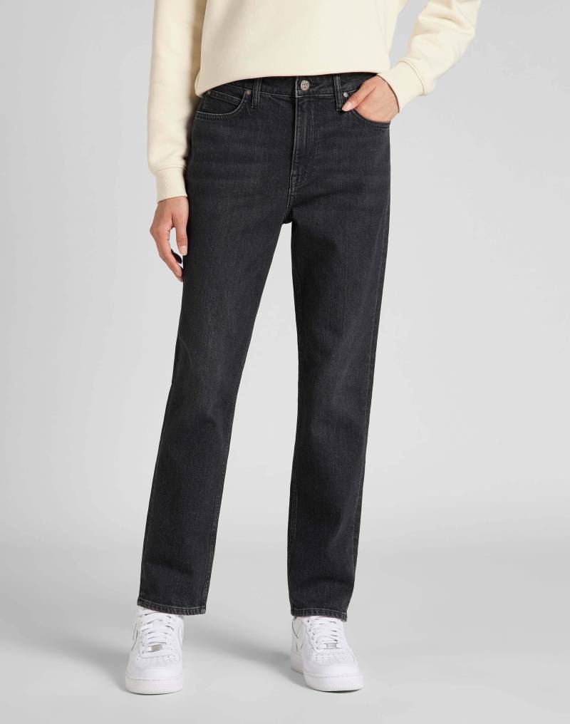 Lee - Jeans Straight Leg Carol, für Damen, Schwarz, Größe W27/L33 von Lee