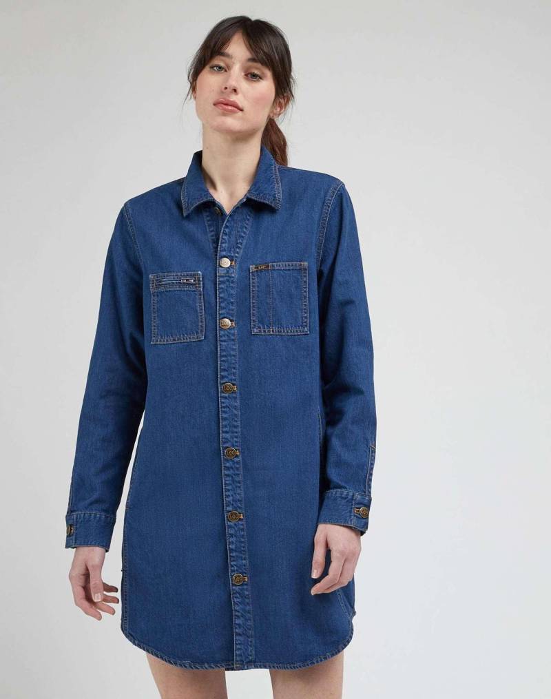 Jeanskleid Unionall Shirt Dress Damen Blau XS von Lee