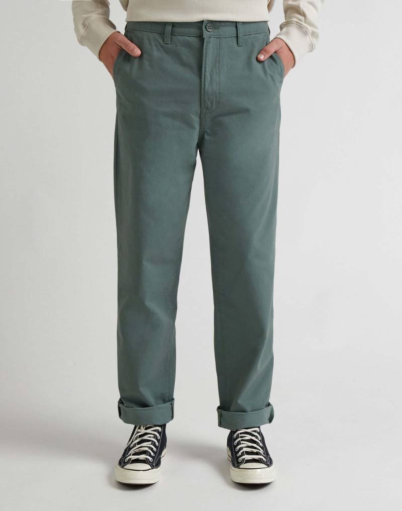 Chinos Relaxed Chino Herren Grün L32/W29 von Lee