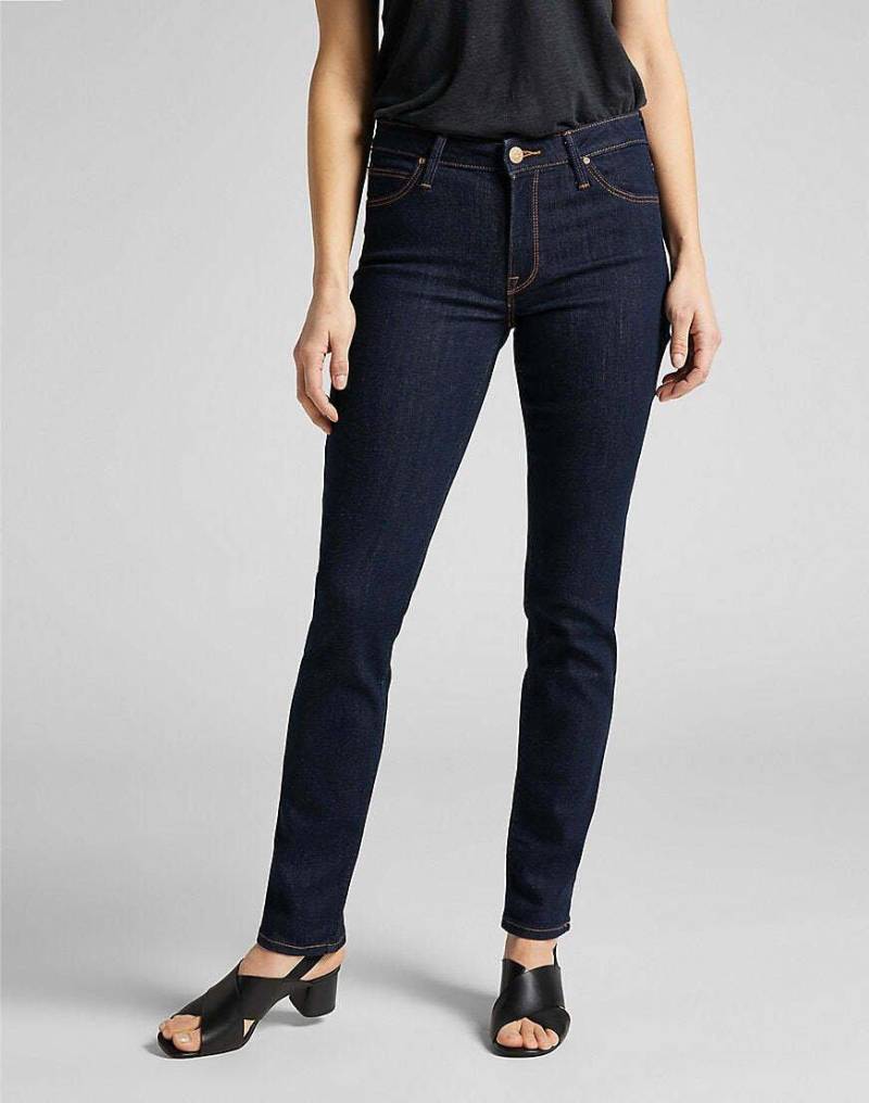 Lee - Jeans Slim Fit Elly, für Damen, Blau Denim, Größe W28/L31 von Lee