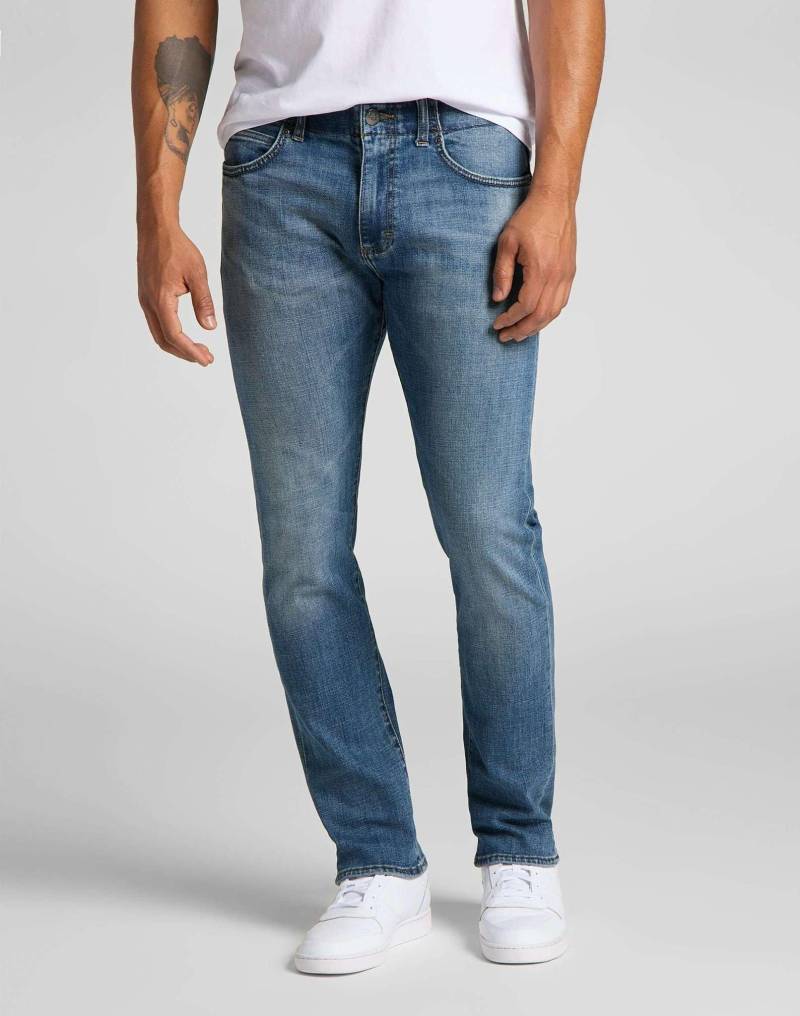 Jeans Slim Fit Mvp Herren Blau Denim L32/W29 von Lee