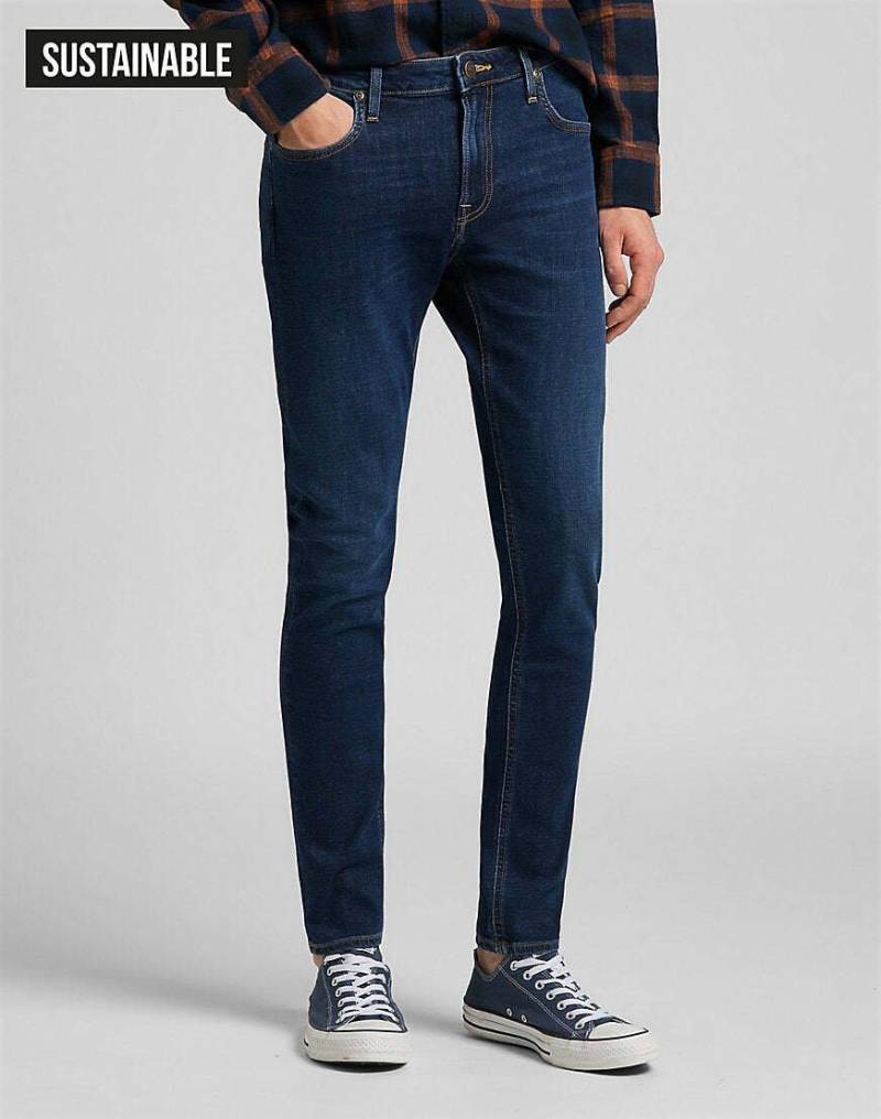 Lee - Jeans Skinny Fit Malone, für Herren, Blau Denim, Größe W28/L32 von Lee