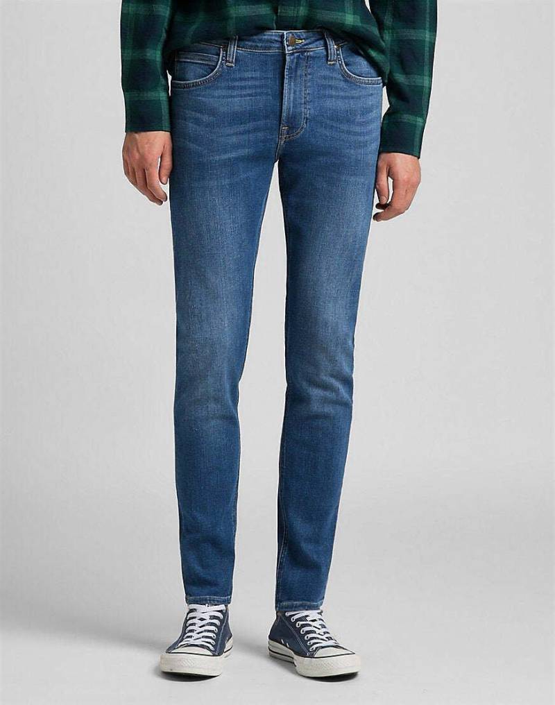 Lee - Jeans Skinny Fit Malone, für Herren, Blau Denim, Größe W32/L32 von Lee