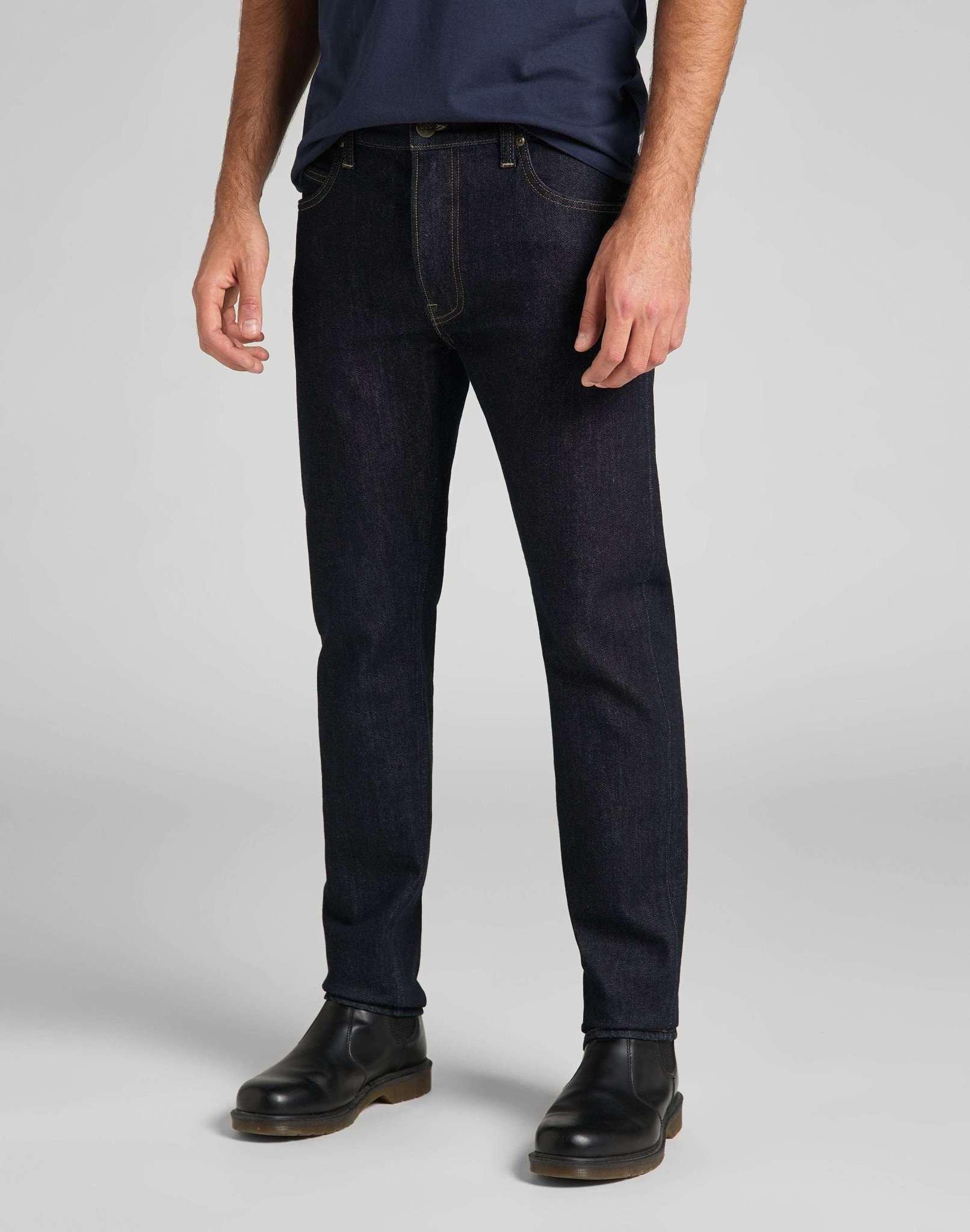 Lee - Jeans Slim Fit Rider, für Herren, Blau Denim, Größe W28/L32 von Lee