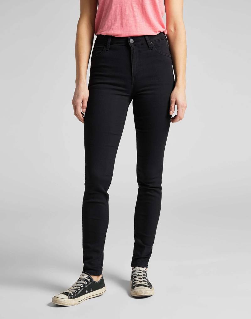 Lee - Jeans Skinny Fit Scarlett High, für Damen, Schwarz, Größe W24/L31 von Lee