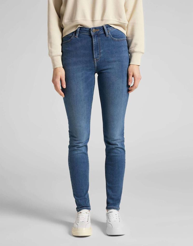 Lee - Jeans Skinny Fit Scarlett High, für Damen, Blau Denim, Größe W26/L33 von Lee