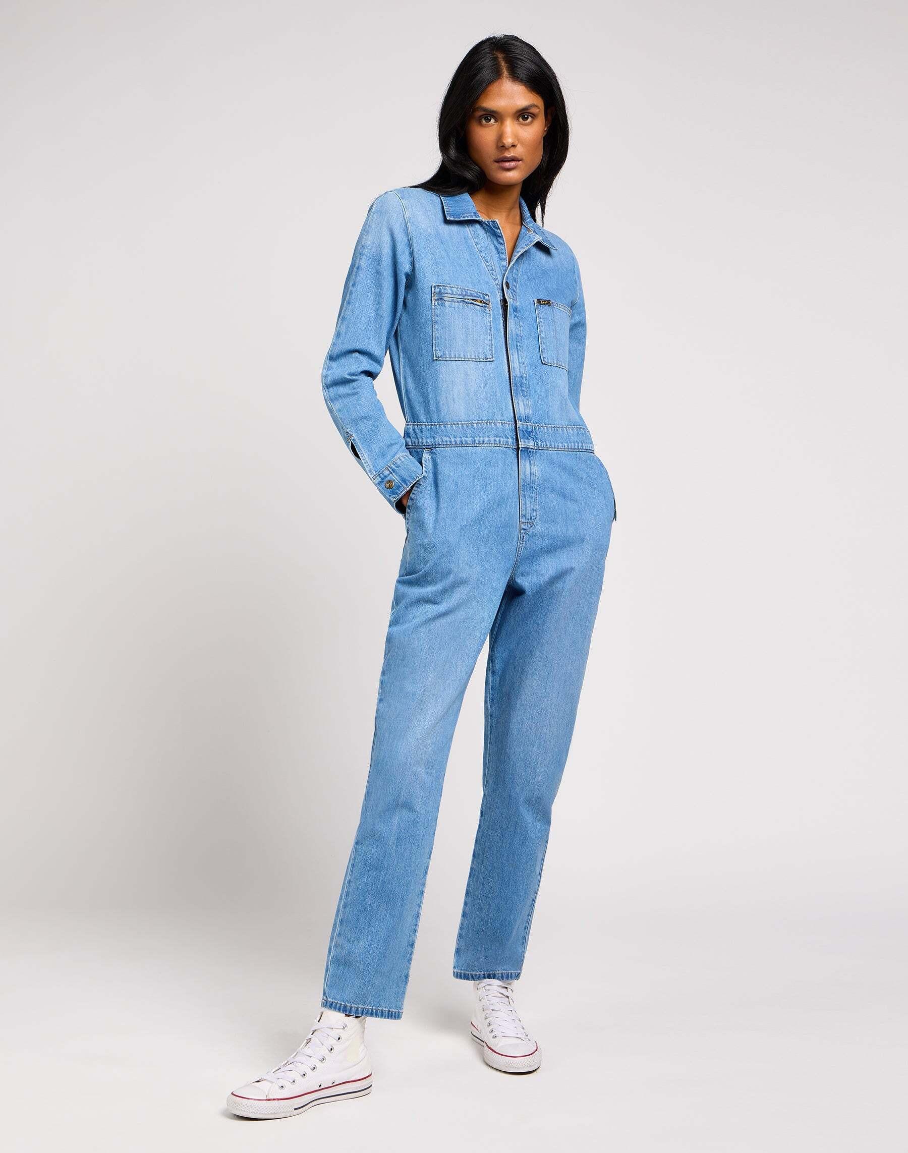 Overall Unionall Damen Hellblau XS von Lee