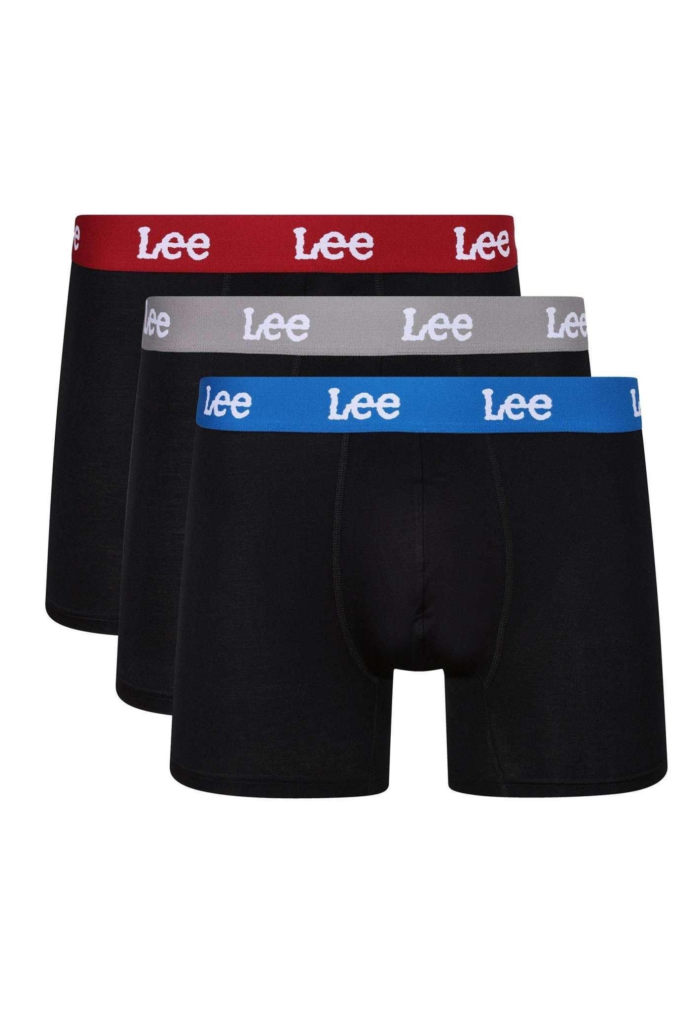 Lee - Panties 3 Pack Trunks Durkin, für Herren, Schwarz, Größe L von Lee